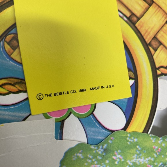 Vtg Easter Honeycomb Decor Beistle Cleo 1980s 1990s Bunnies Eggs - Picture 9 of 16